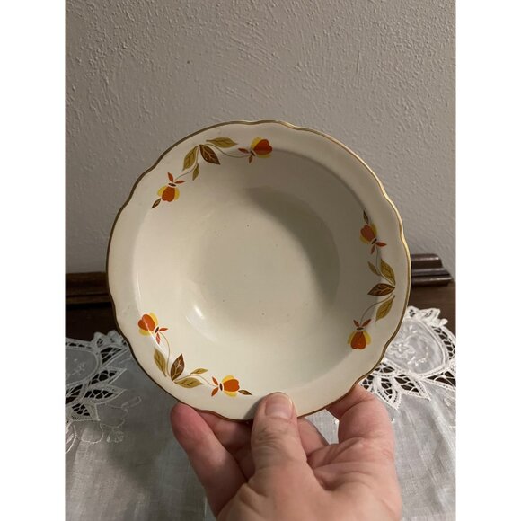 Autumn Leaf 6 Inch Fruit Dessert Sauce Bowl - Picture 1 of 4